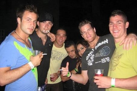 Friends at stag do in Lisbon